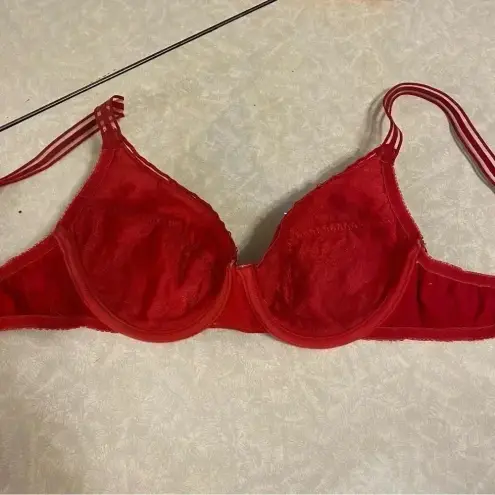 secret treasures Sexy Sequin Red‎ Padded Bra 36B