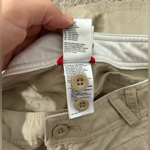 The North Face  Beige Hiking Shorts Size 4