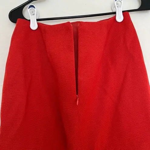 Anne Klein  Red Pencil Skirt Size 2