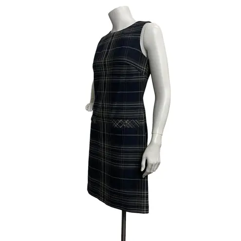 Tommy Hilfiger  Women's Plaid Sleeveless A-Line Dress size 2 Dark Academia Gothic