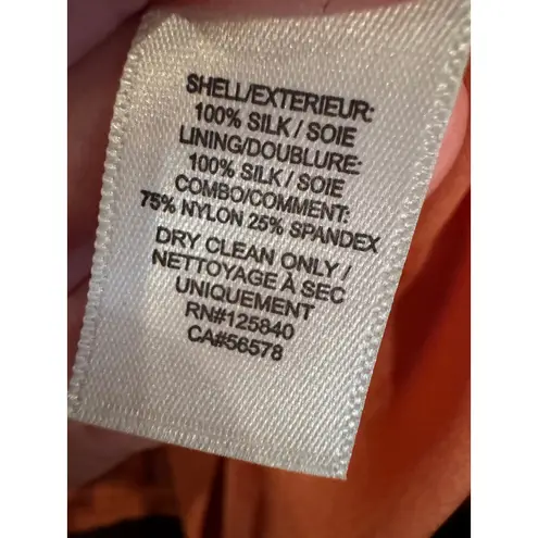 Intermix Bodysuit Women Large Pink Elsie Silk Cowl Neck Spaghetti Strap NWT