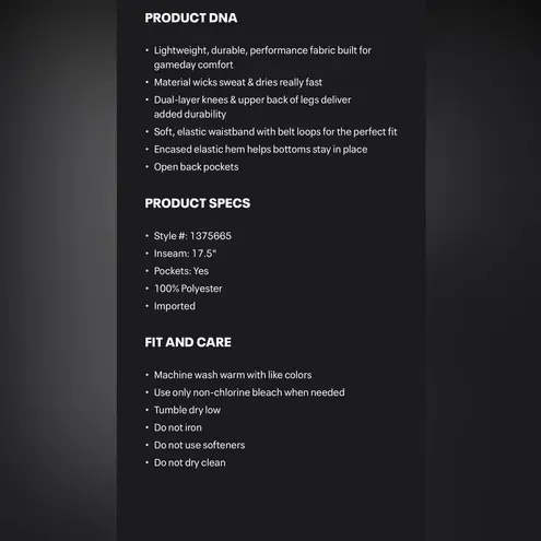 Under Armour NWT -  Gray/Gray Black Women’s SOFTBALL PANTS - XLarge