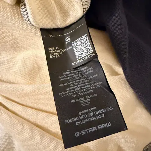 G-star Raw G-Star Sobiru Hoodie Sweat Dress – Fantem Blue/Papyrus – Women’s XL (NWT)