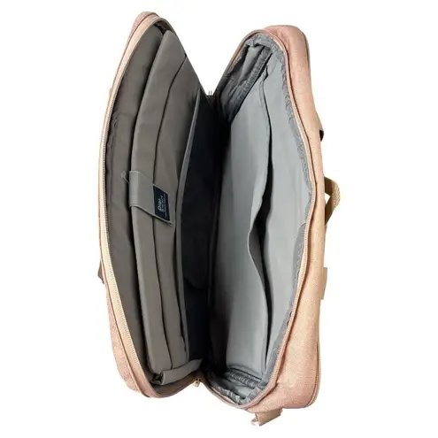 Tan and Pink Laptop Case Durable Accessory