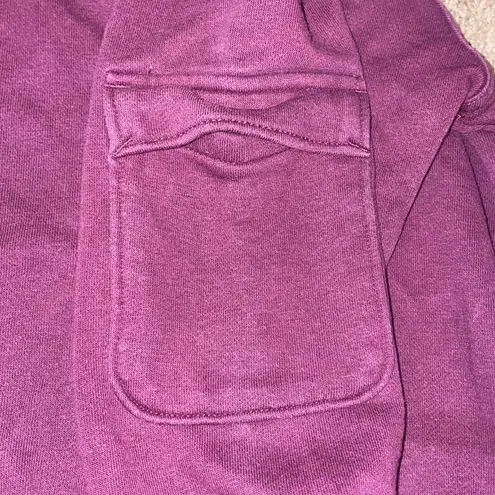 Champion  purple cropped sweater