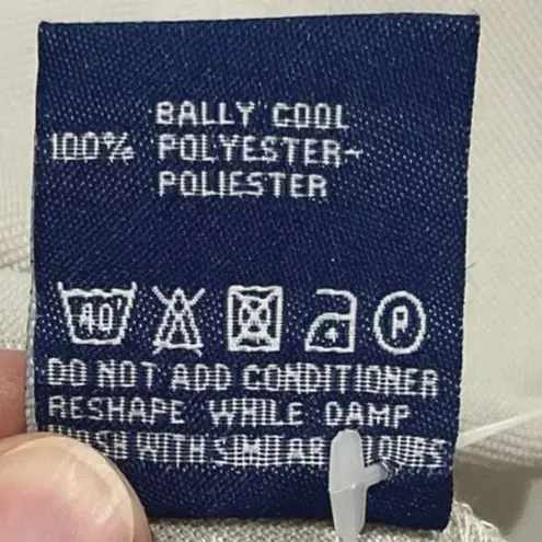 Bally Golf Sleeveless Polo Top Shirt Embroidery Logo Golf Tennis Collared Sz XS