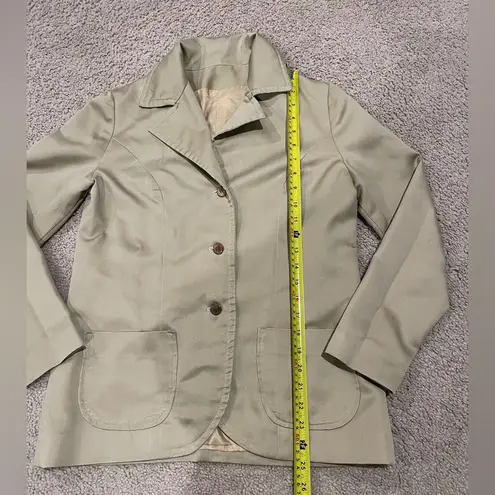 Classic Women's Tan Y2K Boho Style Collared Blazer