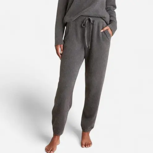 Barefoot Dreams CozyChic Lite Core Spun Joggers Carbon Grey Small Loungewear