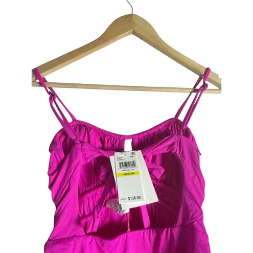 BECCA by Rebecca virtue Berry Convertible One Piece Swimsuit Size Medium