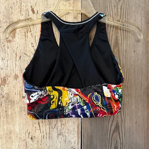 DESOTO FEMME Multicolor Sports Bra Large Red