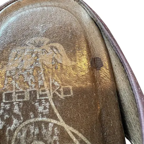 Dansko Leather Wedge Sandals Strappy Comfort Heel Size 40