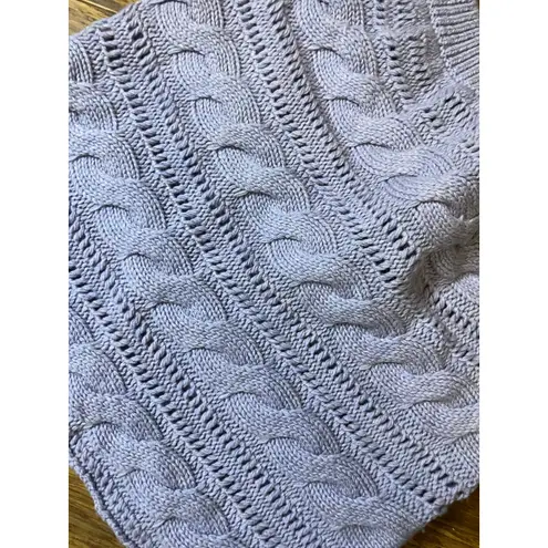 Opening Ceremony Opening Ceremonies Lavender knitted mini skirt cable knit pattern Size Small