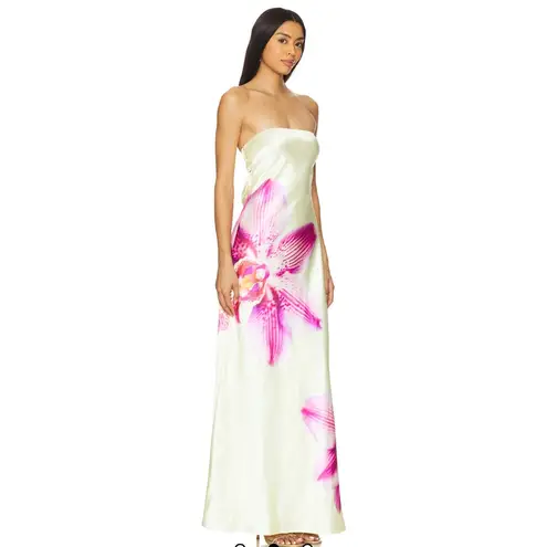 RUNAWAY THE LABEL Celeste Maxi Dress in Orchid Yellow