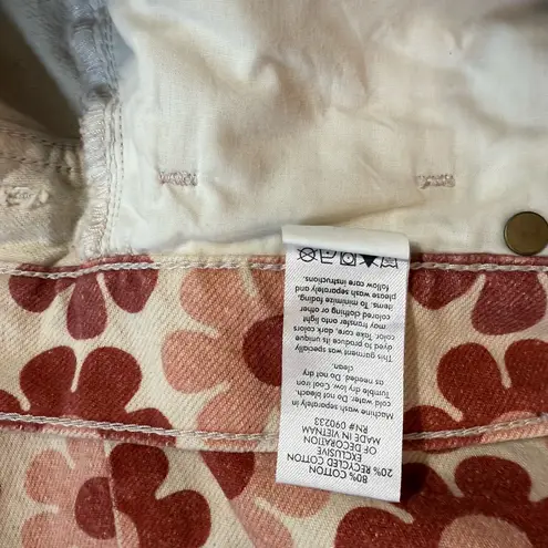 Pacsun Eco Flower High Waisted Straight
Leg Jeans Pink Size 28