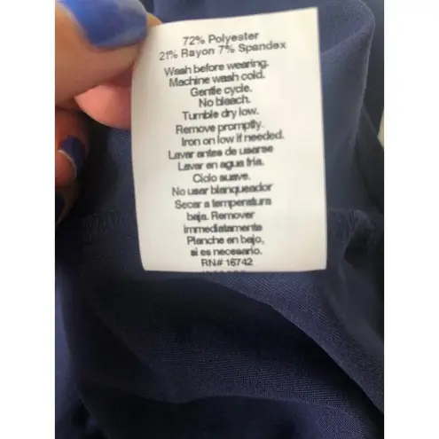 Jockey Women's Maternity Scrub Top XS Blue Size undefined