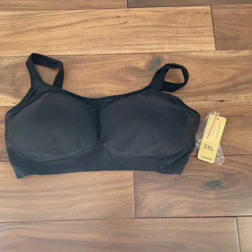 TrueKind Daily Comfort Wirefree Shaper Bra Black 2XL Size undefined