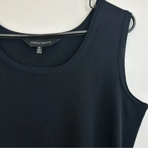 Ming Wang  Classic Knit Black Tank Top Size Small