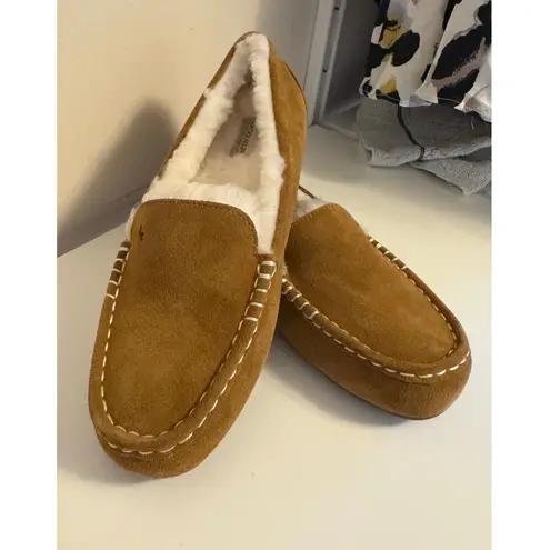 Koolaburra by Ugg Women's Lezly Slipper Suede Chestnut Size 12