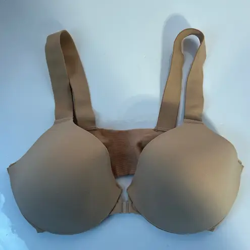 Spanx  Bra T-Shirt Bra Comfort Smoothing Front Close Nude Size 36B