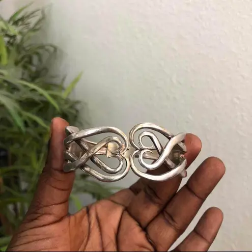 Y2K Vintage 2000s Signed Sterling Silver Cuffed Arm Wrist Bracelet Bangle Jewelry #gothic #grunge #subversive #whimsygoth