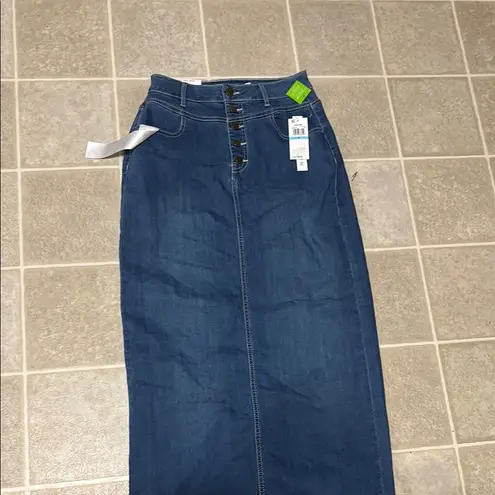 Tinseltown Blue Maxi Skirt