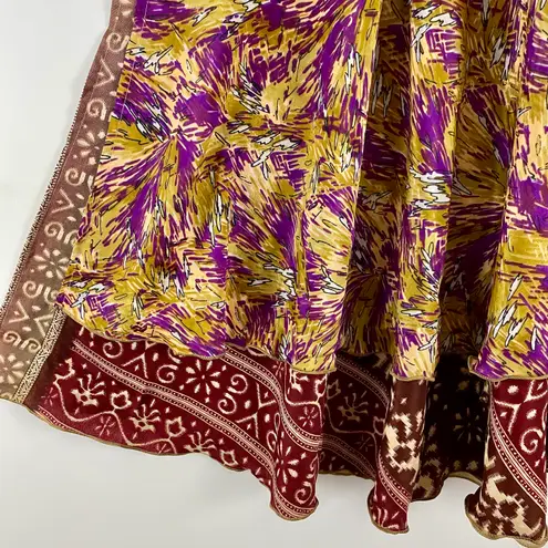 Reversible Wrap Maxi Skirt BIN164