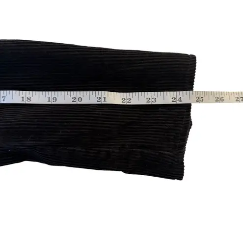 BLANK NYC Black Corduroy Jacket XL Punk Hippie Moto Biker Motorcycle Grunge Goth