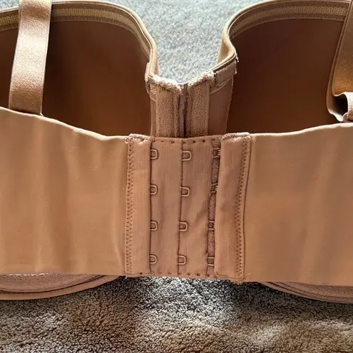 Cacique Nude Bliss Multi Wear Full Coverage Bra Strapless Racer Back Adj Straps