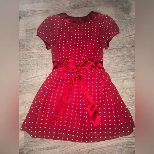 Vanity Vinatge Polkadot Mini Dress