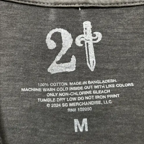 21 Savage European Tour Hip-Hop T-Shirt Size Medium