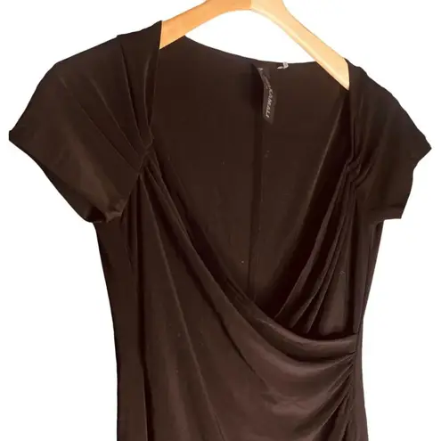 Norma Kamali by Revolve Sweetheart Side Drape Dress