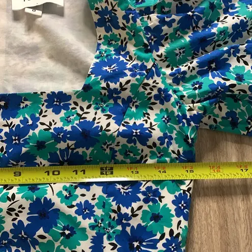 Yumi Kim Audrina Floral Cotton Mini Long Puff Sleeve Dress Size 0