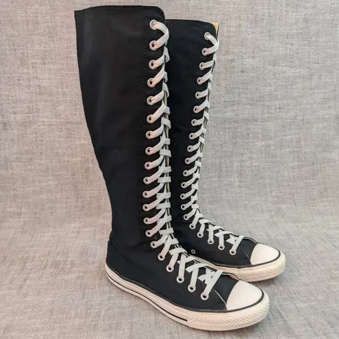 Converse  CTAS XXHi Knee High Zip Lace Up Sneaker Boot RARE 1V708 Men 8 Women 10