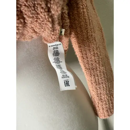 By Malene Birger Popcorn Knit Pink Sweater Sz M Wool Alpaca Blend Italy Textured Size M