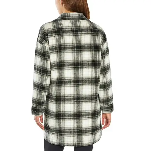 Banana Republic  Women’s Wool Blend Flannel Shirt Button Up Jacket Shacket Size L