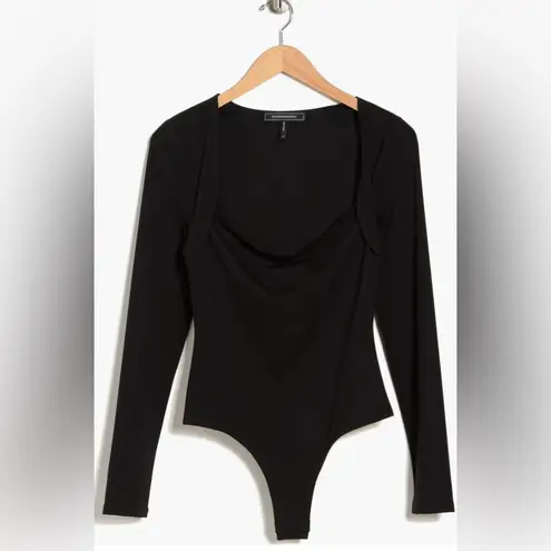 BCBGMAXAZRIA 
Long Sleeve Knit Bodysuit Size Large