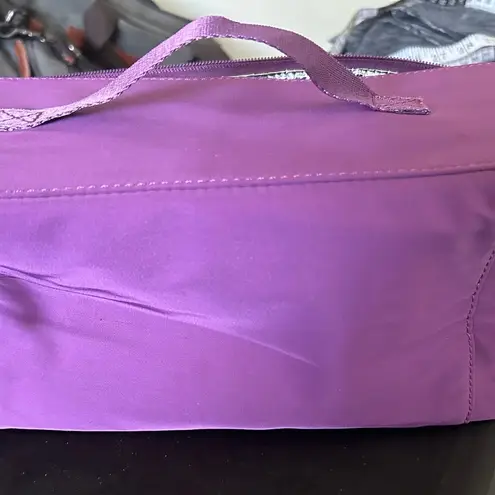 Minkeeblue lunch bag! Insulated Purple Bag with Zipper Closure COOL