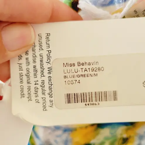 Lulumari healer fringe crop top size medium