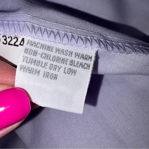 Foxcroft  long sleeve wrinkle free button down lavender shirt Sz 6 NWT