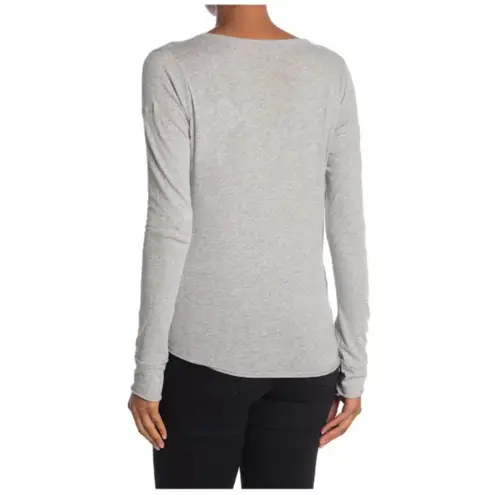 Zadig & Voltaire 💕💕 Tunisien Skull Long Sleeve T-Shirt - Gris Chine Gray M NWT