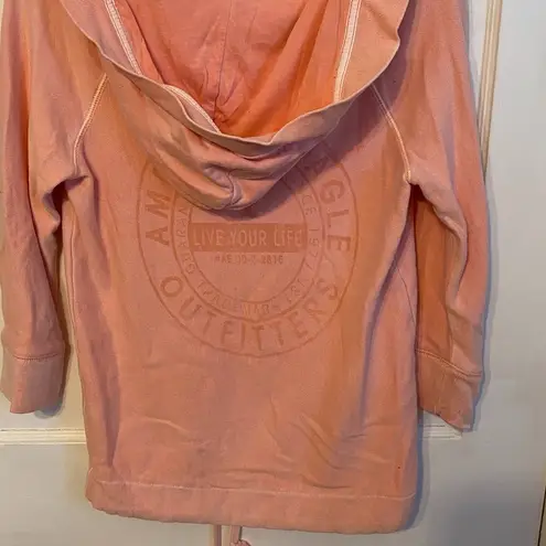 American Eagle  Deep V neck hoodie 3/4 sleeves XS