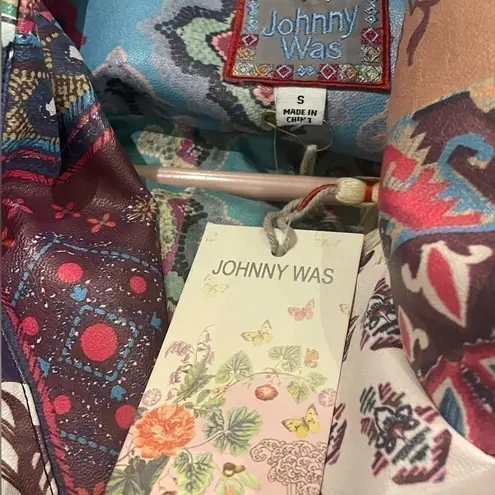 Johnny Was silk lined, hooded “Drinoga” jacket NWT (extremely oversized) rare