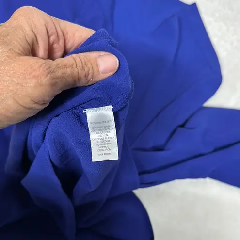 Passport Purple Asymmetrical Blouse with Bell Sleeves Size M