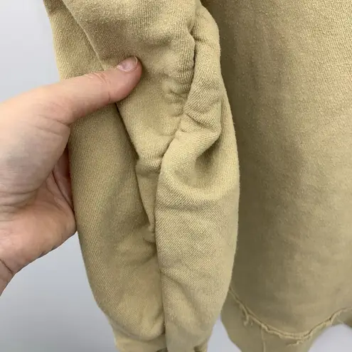 HOMME + FEMME HFLA Size S Sweatshirt Hockey Style Women’s Asia Streetwear Beige Tan