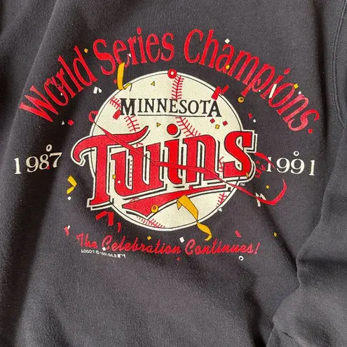 Vintage Minnesota Twins World Series Championship Sweatshirt Sz S/M