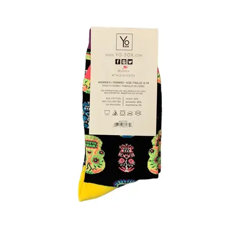 Yo Socks | NWT Día De Los Muertos Skull Halloween Socks