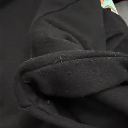 Rae Dunn BOO! Halloween Sweater Black Crewneck Pullover Women’s XL