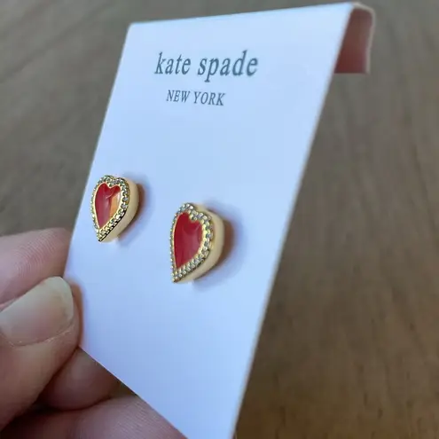 Kate Spade  Take Heart Earrings NEW