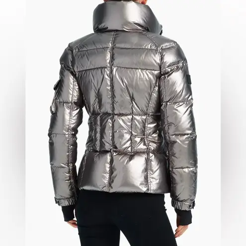 SAM. Freestyle Down Puffer Jacket in Gunmetal size Small (S)