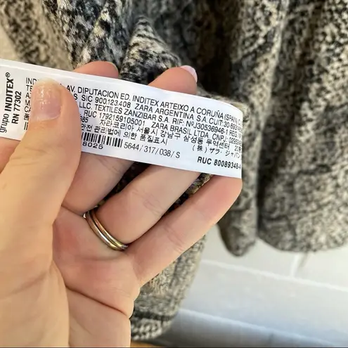 ZARA NWT  Animal Print Midi Skirt